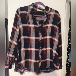 Maurices plaid top